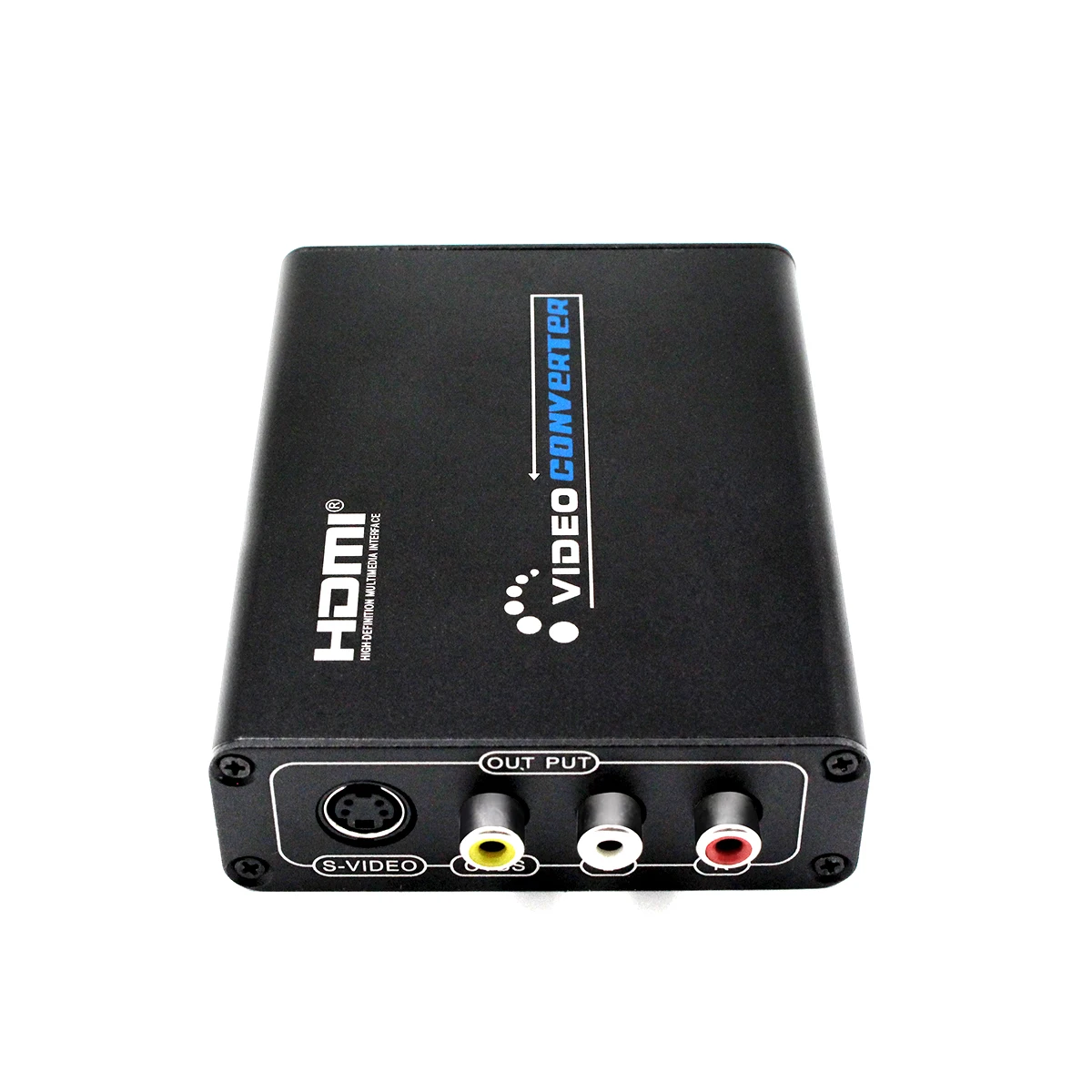 Convertidor de conmutador compuesto de vídeo, 3RCA Upscaler Adaptador de Audio HD, compatible con HDMI, AV s-video, CVBS S Video + S - imagen 2