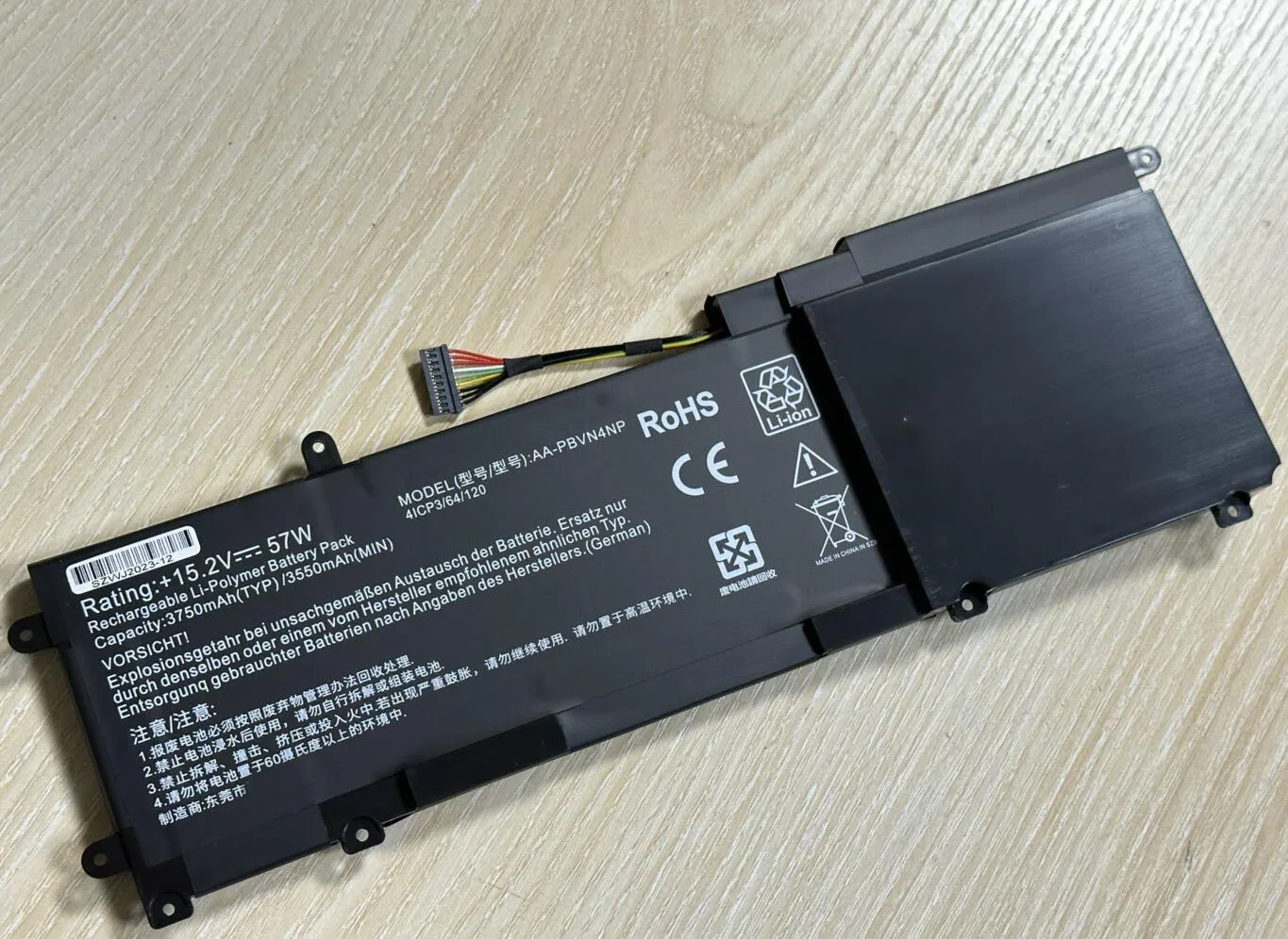 15.2V AA-PBVN4NP BA43-00361A 삼성 ATIV Book 6용 배터리 NP670Z5E NP670Z5E-X01 NP670Z5E-X01BR NP670Z5E-X01RU NP670Z5E-XD2 - imagen 4