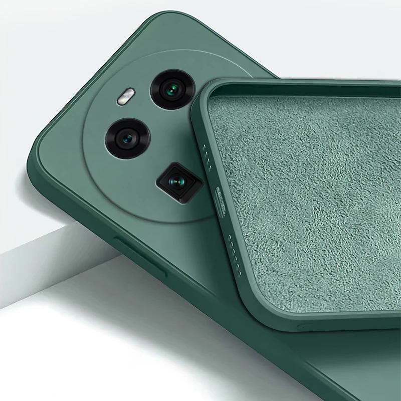 Fundas de teléfono cuadradas 2023 originales para OPPO Find X6 Pro, carcasa de silicona suave 360 protectora a prueba de golpes, carcasa FindX6 X6Pro - imagen 2