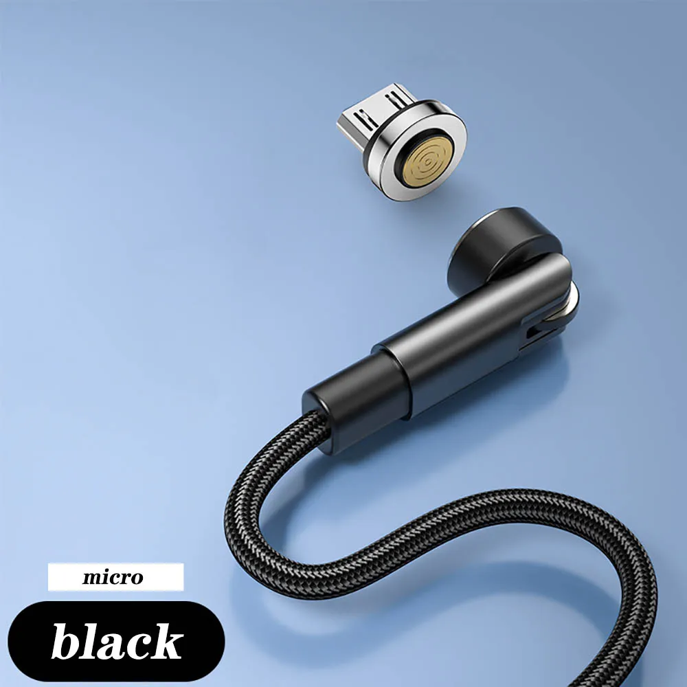 Cable magnético tipo C de 100W para Samsung S21 Huawei P30 Cable cargador de carga rápida magnético para iPhone Xiaomi Cable de datos Micro USB - imagen 3