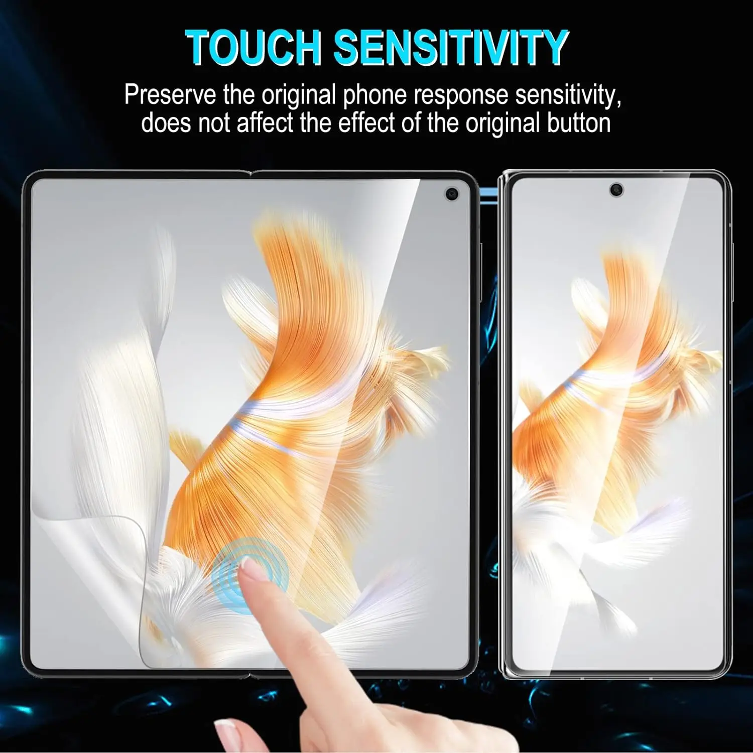 6 en 1 para Huawei Mate X6 X5 X3 2 uds película de hidrogel para pantalla interna 2 uds película suave en pantalla externa 2 uds Protector de cámara - imagen 5