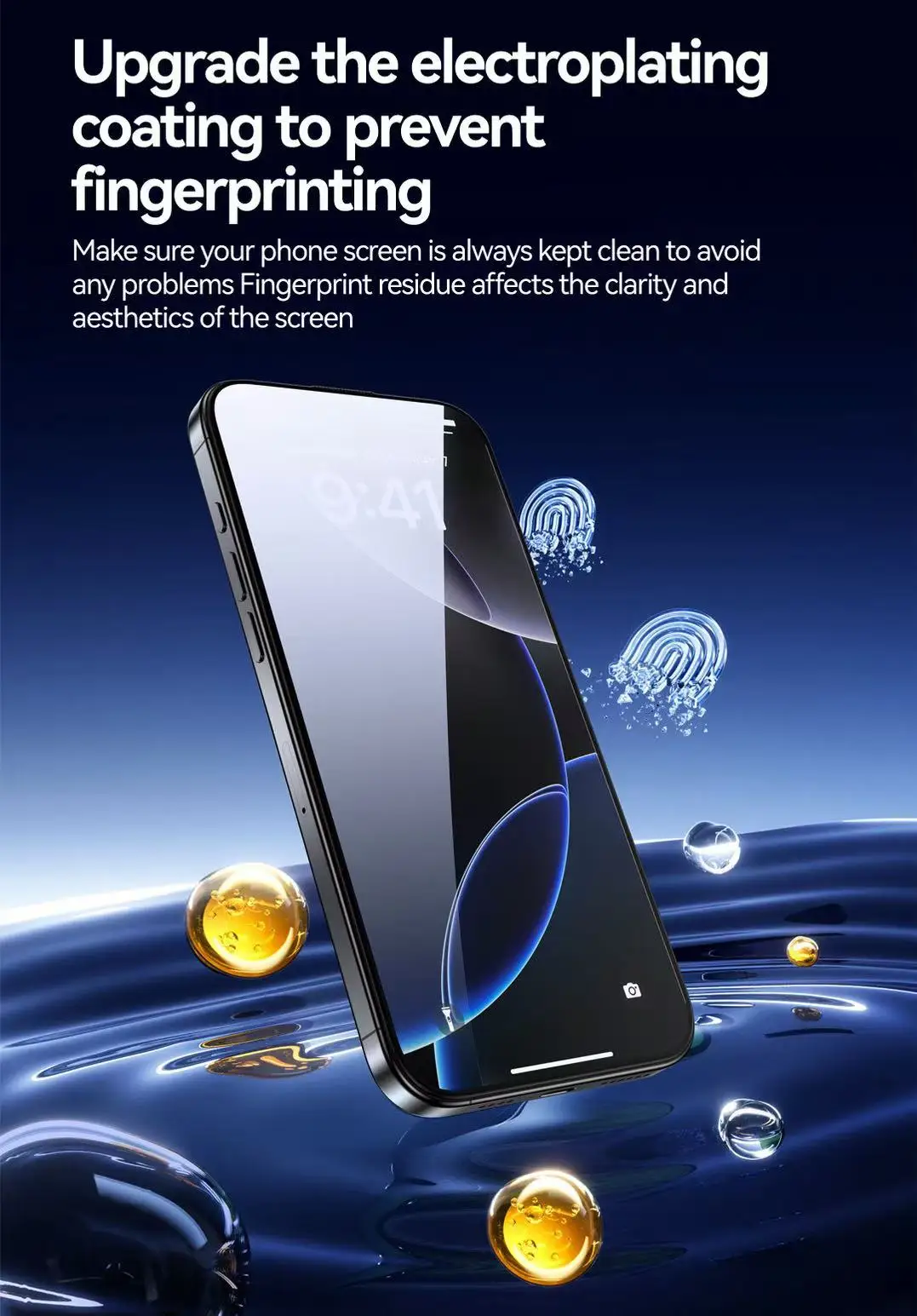 Para iPhone 17 Pro Max 16 15 14 Plus 13 Protector de pantalla de vidrio templado de aire 3 uds 9H antiarañazos sin burbujas accesorios móviles - imagen 5