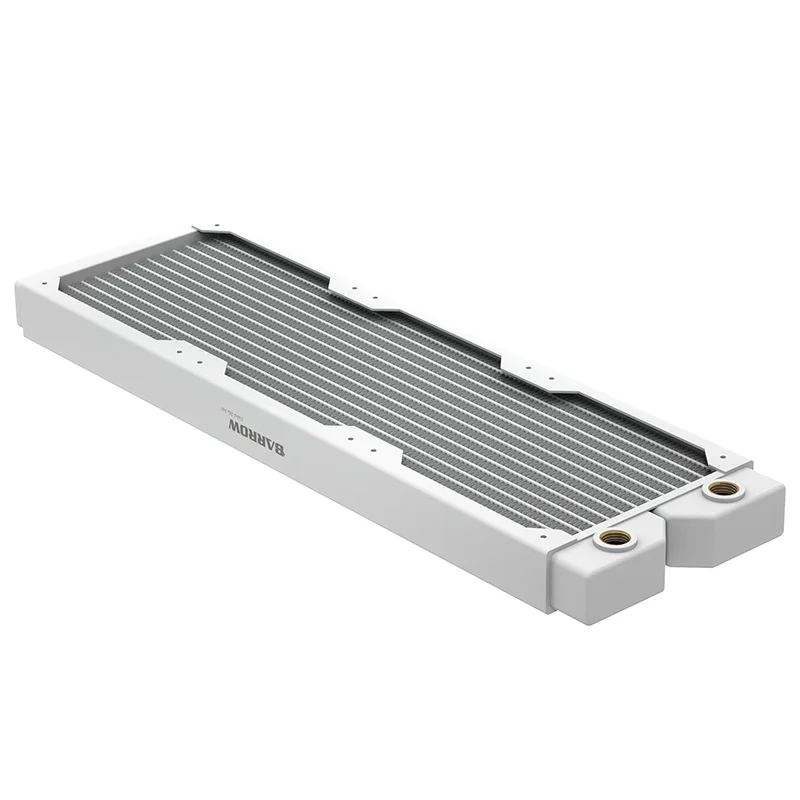 Barrow-radiador blanco de cobre G1/4 "para ordenador, líquido de refrigeración por agua, construcción de bucle, Dabel-28a, 28MM de espesor, 120MM, 240MM, 360MM, 480MM - imagen 4