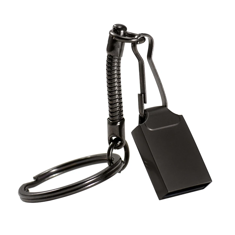 Mini unidad Flash USB 3,0 de 128GB de alta velocidad USB3.0 64GB llavero gratis Pen Drive 32GB memoria de Metal 16GB disco U de negocios 8GB - imagen 2