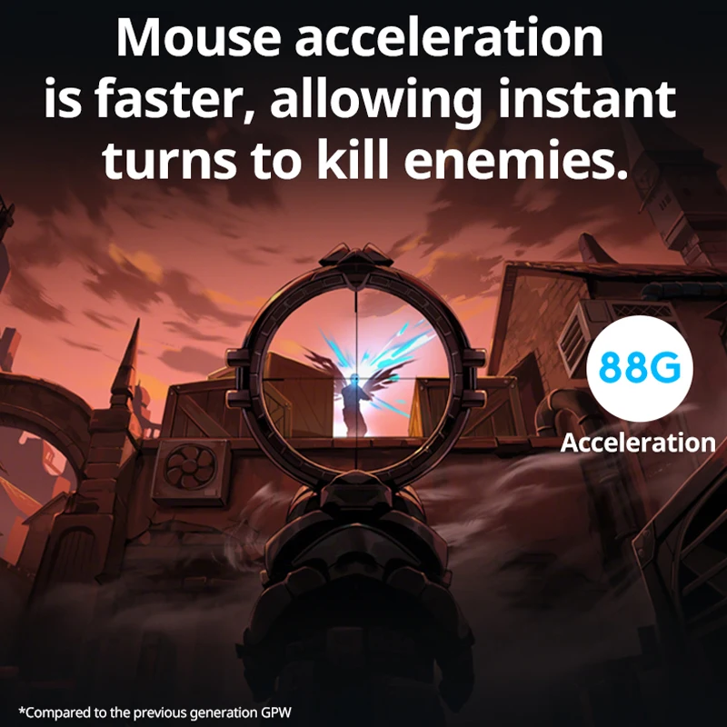 Ratón para juegos inalámbrico Logitech G PRO X SUPERLIGHT 2c, 51g, sensor HERO 2 compatible con hasta 44000DPI y 888IPS, 8KHz - imagen 5