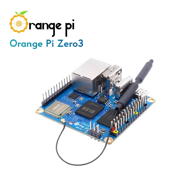 OrangePi Zero 3 1GB 2GB 4GB RAM DDR4 Allwinner H618 WiFi Bluetooth Mini PC Zero3 Placa de desarrollo SBC ordenador de placa única - imagen 3