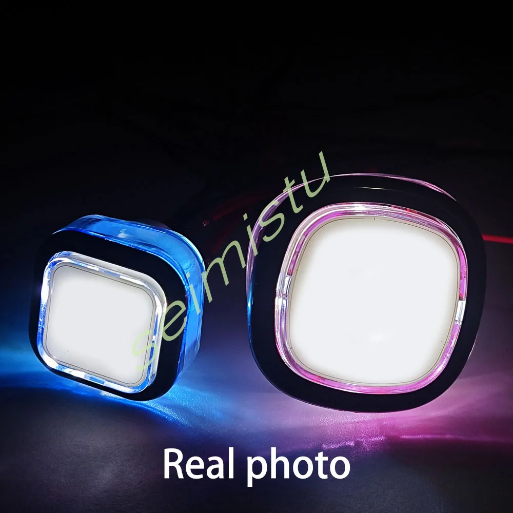 Botón arcade iluminado cuadrado LED de 50MM 35MM 5V/12V para máquinas de juegos recreativos, máquinas para muñecas, piezas de máquinas expendedoras - imagen 3