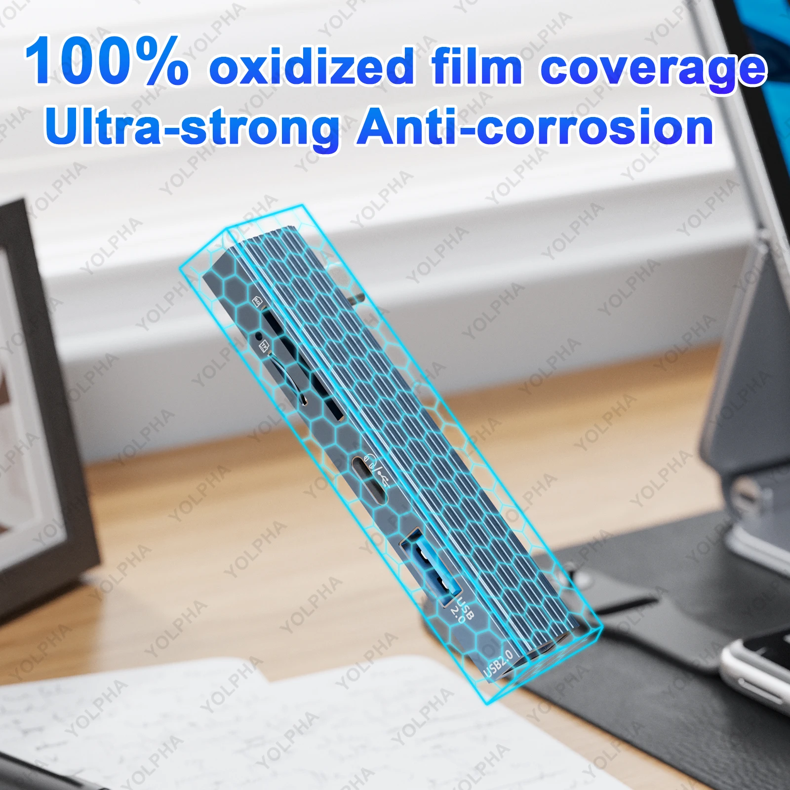 Portátil USB HUB SD lector de tarjetas TF USBC a tarjeta de memoria Micro SD adaptador OTG conector de Audio tipo C adaptador de auriculares para Macbook Matebook - imagen 4