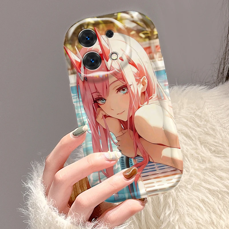 Darling In The Franxx Anime Art para Xiaomi Redmi Note 13 12 12S 11S 11 10 9 8 10A 9C 9T Pro Plus 5G Wave Oil TPU Phone Case - imagen 3