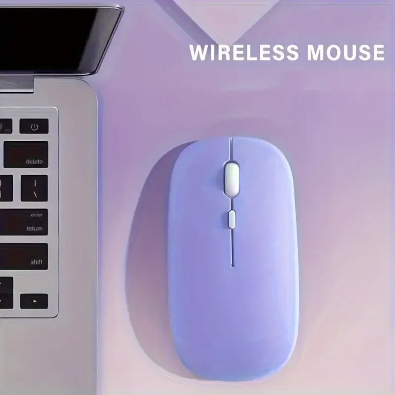 Silent Bluetooth Mouse Marcaron Computer Laptop Optical Mouse Wireless for iPad Samsung Tablet Universal Mice Noiseless - imagen 4