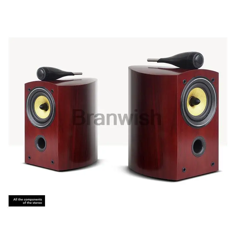 Altavoz de estantería de 5,5 pulgadas, caja de sonido pasiva de 100W, Audio HiFi bidireccional, Monitor de 8Ω, altavoces para sistema de sonido de cine en casa, estudio de DJ - imagen 4