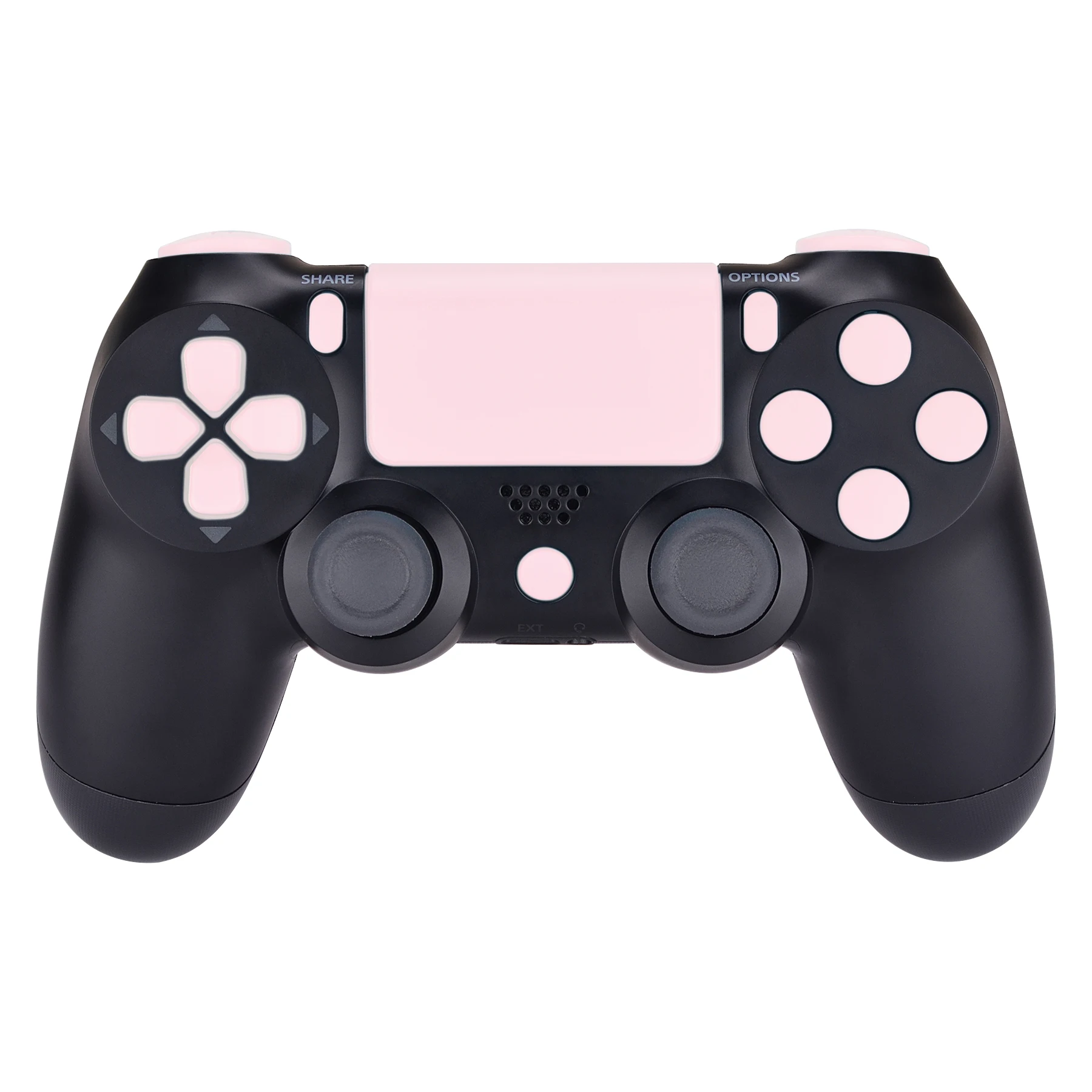EXtremeRate Cherry Blossoms Pink L1R1 L2R2 Trigger Dpad Home Share Options Juego completo de botones para PS4 Slim Pro Controller CUH-ZCT2 - imagen 3