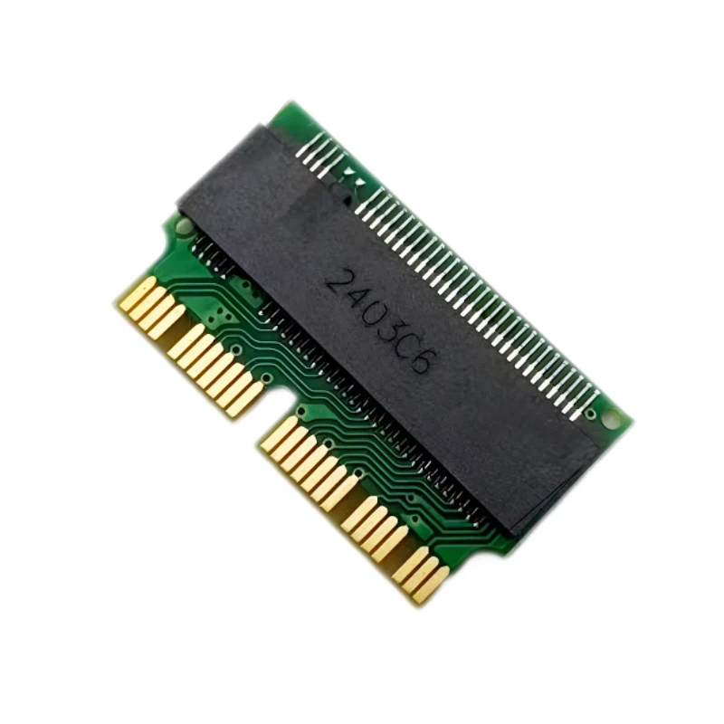10 Uds M.2 adaptador PCIe M.2 a SSD para Macbook Air Pro portátil 2013 2014 2015 A1465 A1466 A1502 A1398 PCI-E X4 NVMe SSD tarjeta elevadora - imagen 2