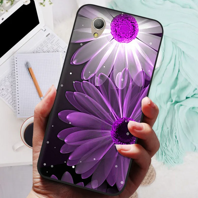 Para Alcatel 1 5033D funda 5033 cubierta negra León Lobo fundas traseras suaves de silicona para Alcatel 1 5033D funda protectora para teléfono - imagen 4