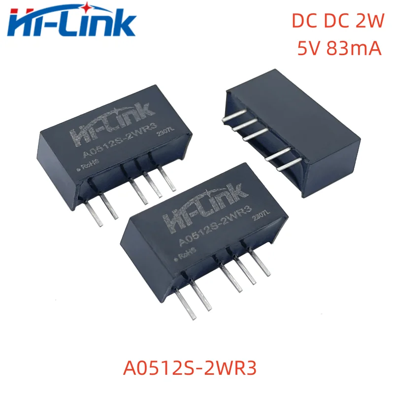 Mini módulo de fuente de alimentación inteligente para el hogar, hi-link, DCDC, 2W, A0503S-2WR3, A0509S, A0512S, A0515S, 5V a 3,3 V/9V/12V/15V, 2 unidades por lote - imagen 5