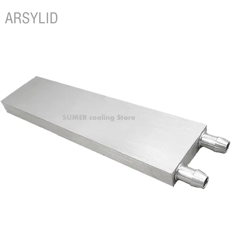Radiador de aluminio para CPU, bloque disipador de agua, enfriador líquido para GPU, PC y portátil, 40x40x12mm, 80, 120, 160, 200mm