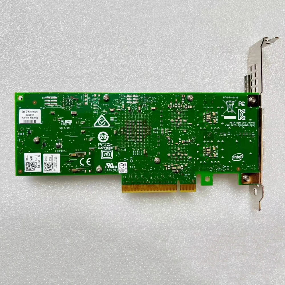 XXV710-DA2 10G/25Gb Tarjeta de red óptica de doble puerto 10G SFP28 HN7J7 0HN7J7 - imagen 3