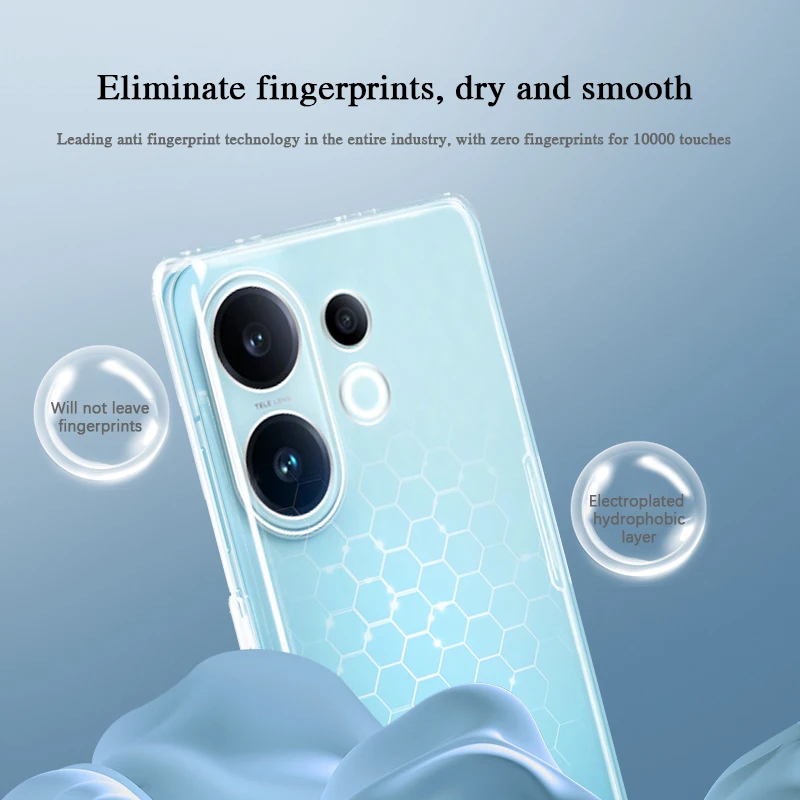 Funda de teléfono transparente de silicona para VIVO S30 Pro mini 5G Funda Simple suave transparente cubierta trasera delgada carcasa de lujo a prueba de golpes - imagen 4