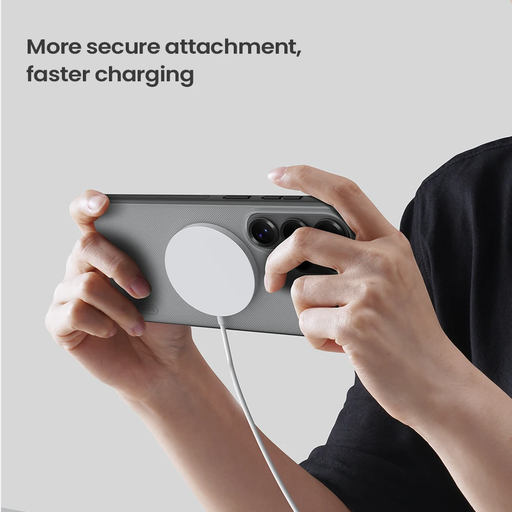 Para Samsung Galaxy S26 Ultra S24 S25 Plus S25 Edge 5G Nillkin funda magnética dura PC Frosted Pro protección contraportada para S25 FE