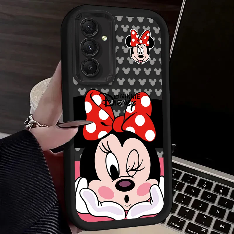 Funda de Mickey Minnie de Disney para Samsung Galaxy S25 S24 S23 Ultra S22 S21 Plus FE 5G A54 A34 A14 A73 A53 A33 5G funda de silicona suave - imagen 5