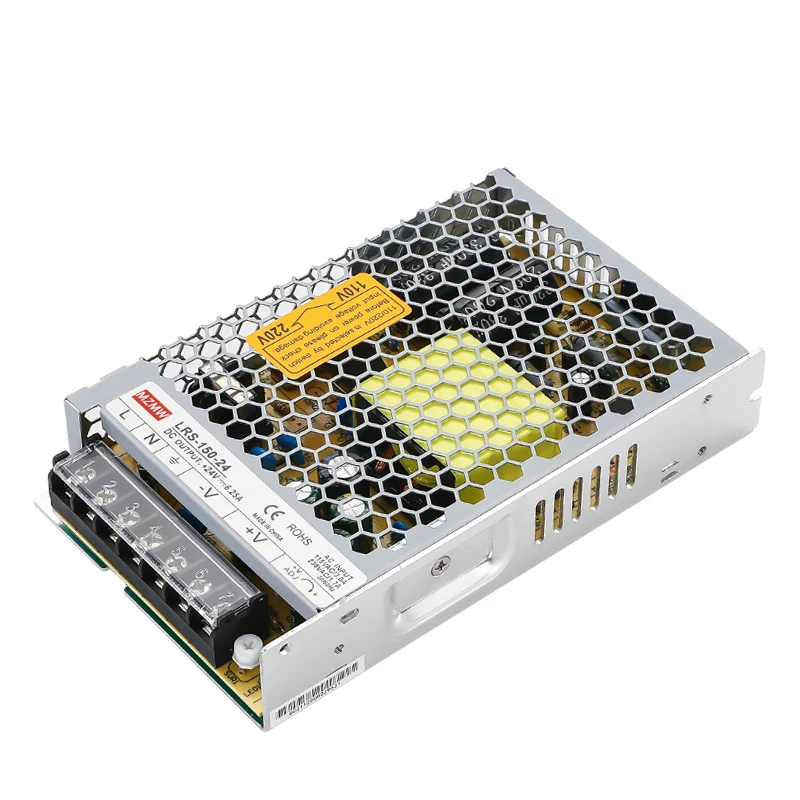 150W 12V 12.5A 24V 6.3A 110V/220V AC DC Industrial SMPS CCTV Led controlador transformador fuente de alimentación conmutada LRS-150-12 LRS-150-24 - imagen 4