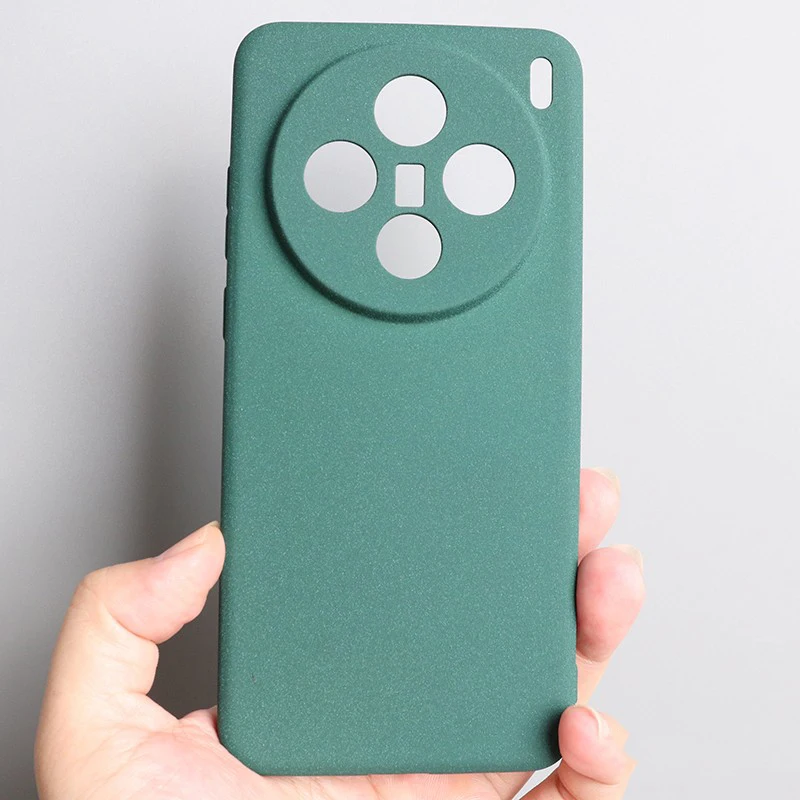 Funda para Vivo X200 Ultra Pro X200 X200S, Funda de silicona suave mate con arena, protección completa para cámara, Funda anticaída antihuellas - imagen 3