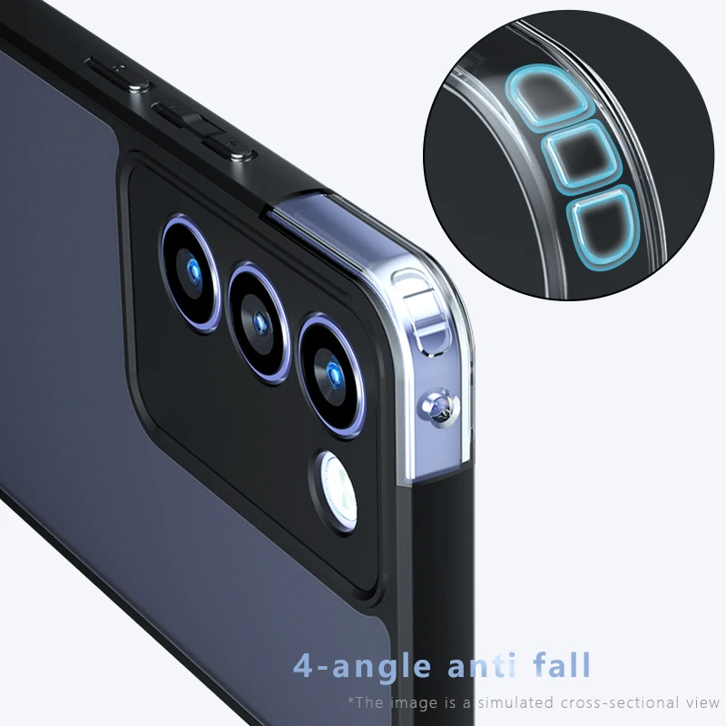 Funda de tacto esmerilado para vivo V30 Lite, funda de silicona mate, Protector de piel de TPU, funda de teléfono vivo V30 Lite - imagen 3