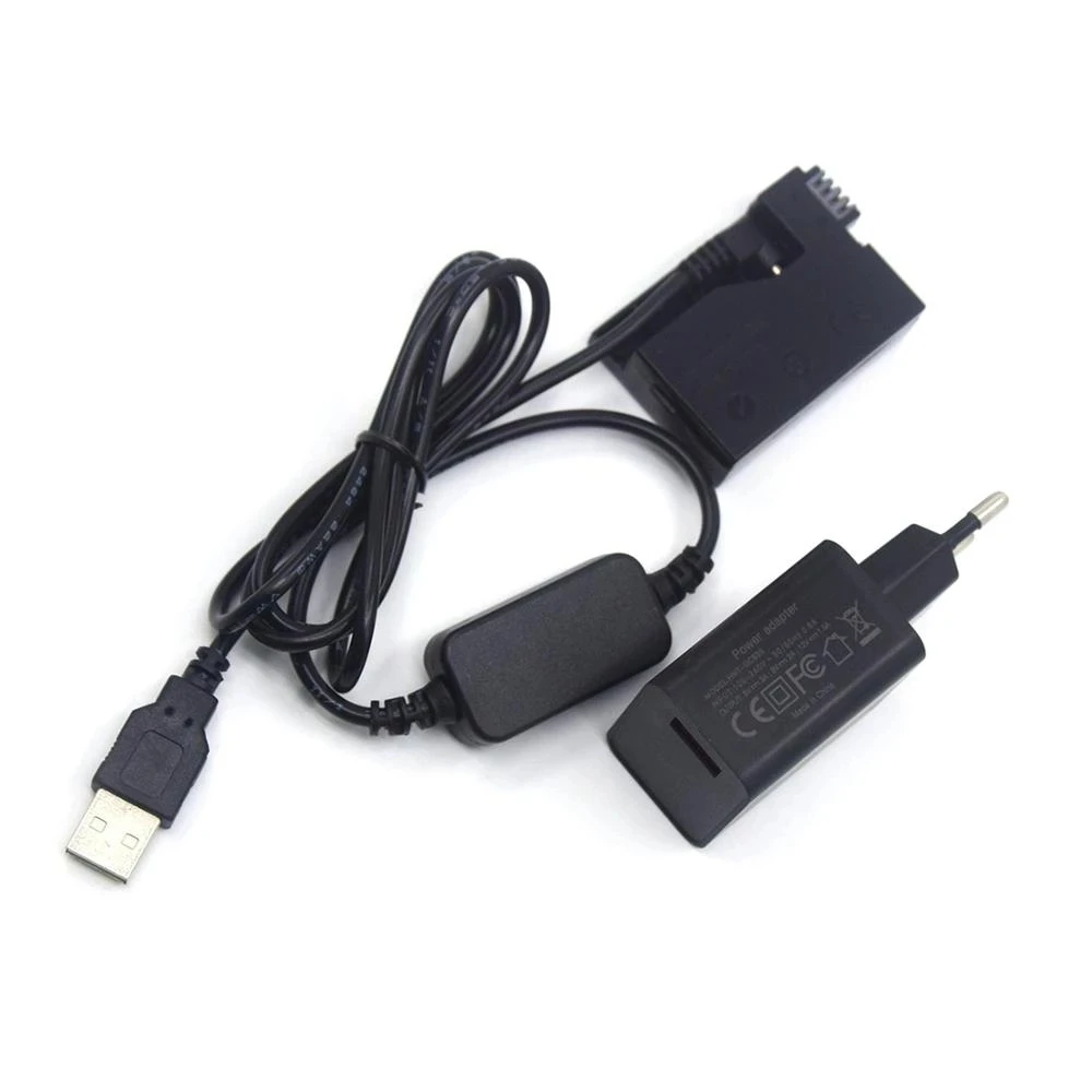 Batería ficticia de DR-E8, adaptador de Banco de energía de LP-E8, Cable USB y cargador para Canon EOS T2i, T3i, T4i, T5i, 550D, 600D, 650D, 700D, X4, X5, X6 - imagen 5