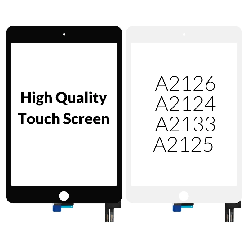 Pantalla táctil original para iPad Mini5, reemplazo de Panel digitalizador de cristal frontal con Oca, 1 unidad, A2126, A2124, A2133, A2125 - imagen 2