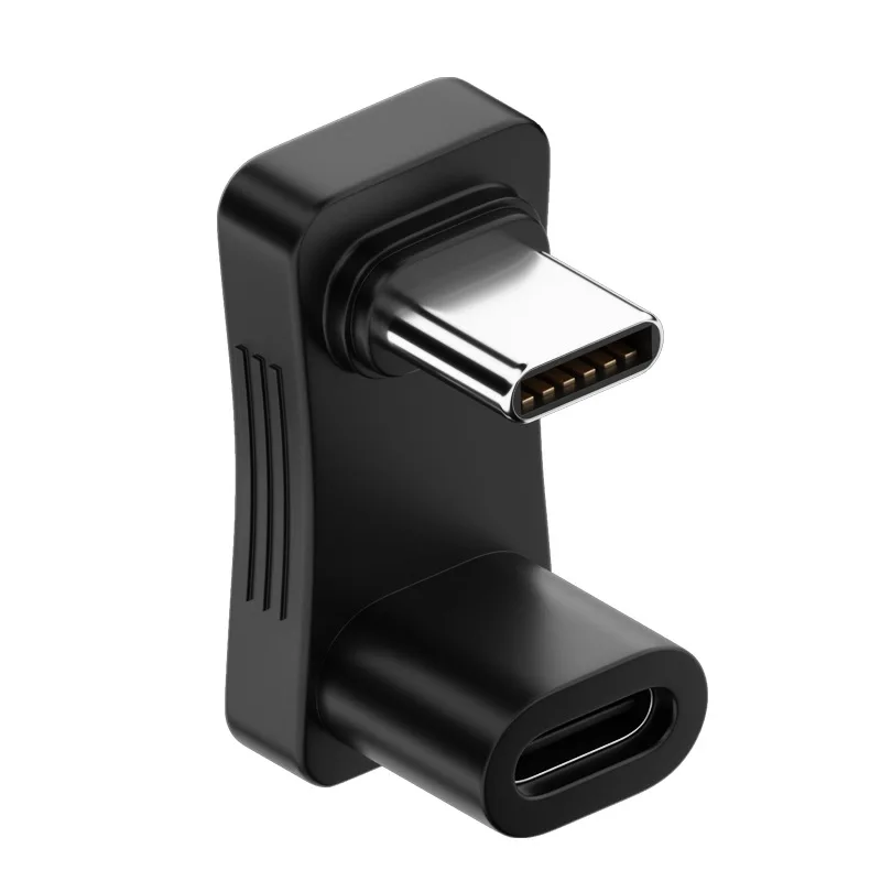 Extensor Usb C de alta velocidad, adaptador Otg tipo c de 100w, resolución 4k 60hz, transferencia de datos de 10gbps, forma de U, tipo c en ángulo de 180 grados - imagen 3