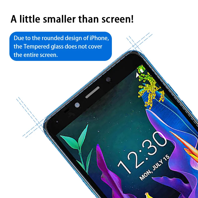 Protector de pantalla de vidrio templado para LG K61, K51S, K50S, K50, K41S, K40S, K40, K30, 2019, K11, K20 Plus, 3 piezas, 9H - imagen 5