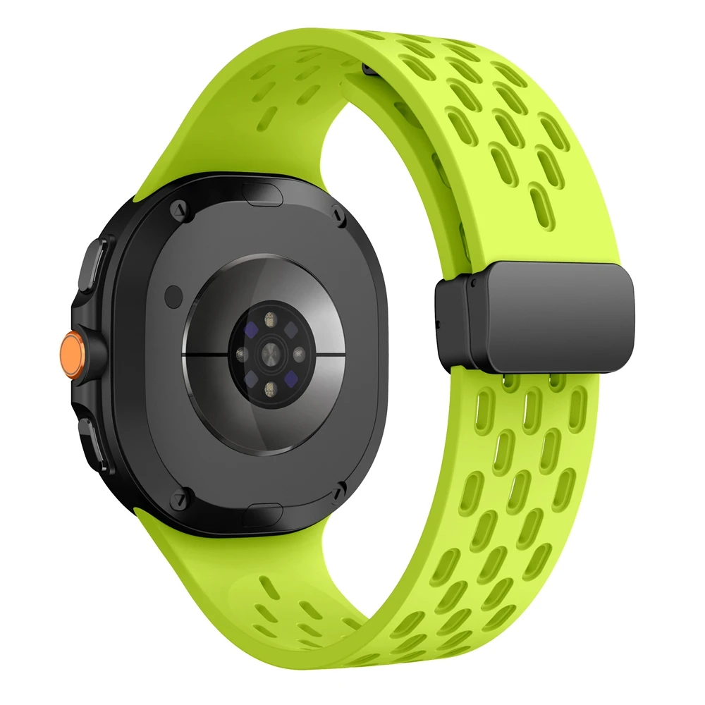 Correa de silicona con hebilla magnética sin huecos para Samsung Galaxy Watch8 Classic, correa de 46mm para Samsung Watch8 44 40mm - imagen 5