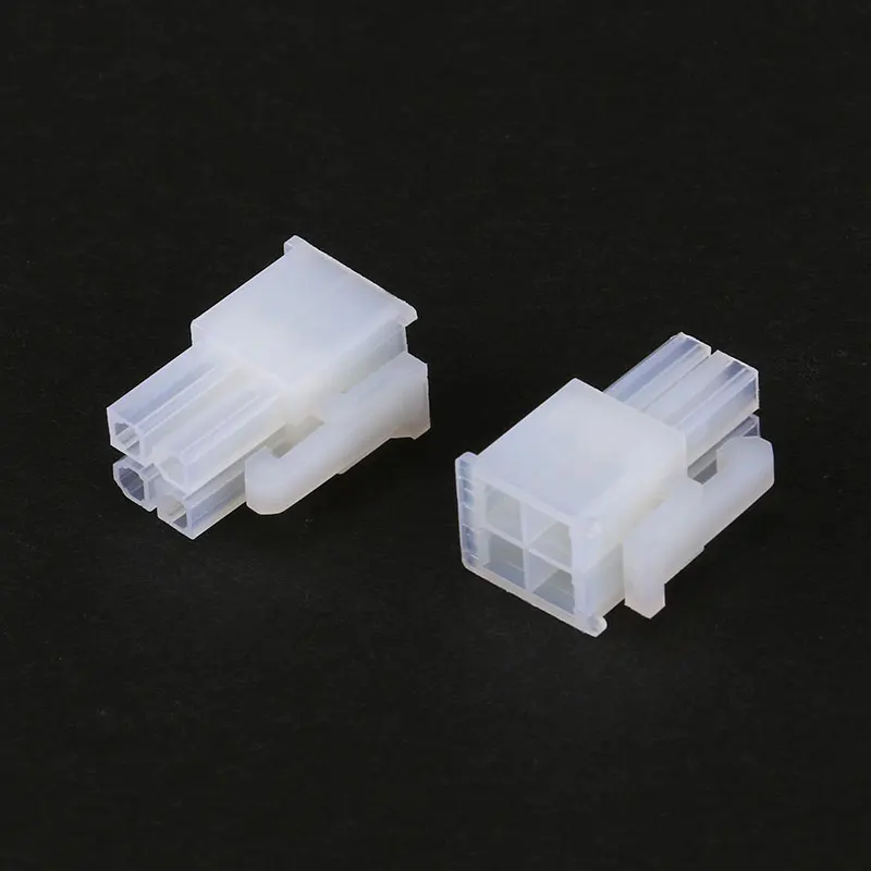 20 piezas 5557 4,2mm 2P 4P 6P 8P 10P 12P 14P 16P-24Pin enchufe macho blanco carcasa de plástico para carcasa de conectores de alimentación de ordenador de coche - imagen 2