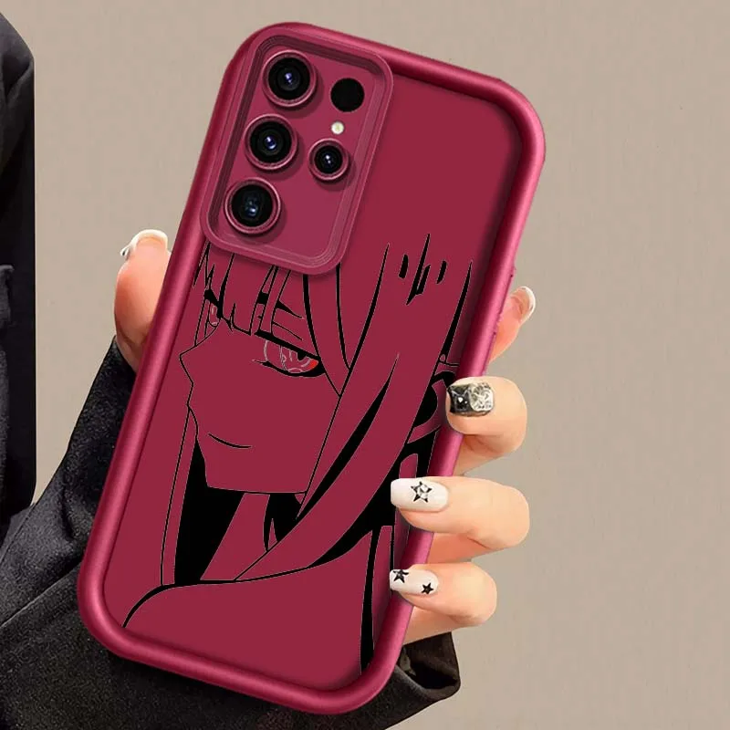 Zero Two Anime para Samsung Galaxy S25 S24 S23 S22 S21 S20 Ultra Plus FE 5G Eye Ladder funda de teléfono - imagen 5