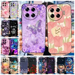 Funda TPU Tecno Spark 20 Pro Plus – Diseño Floral Mariposas