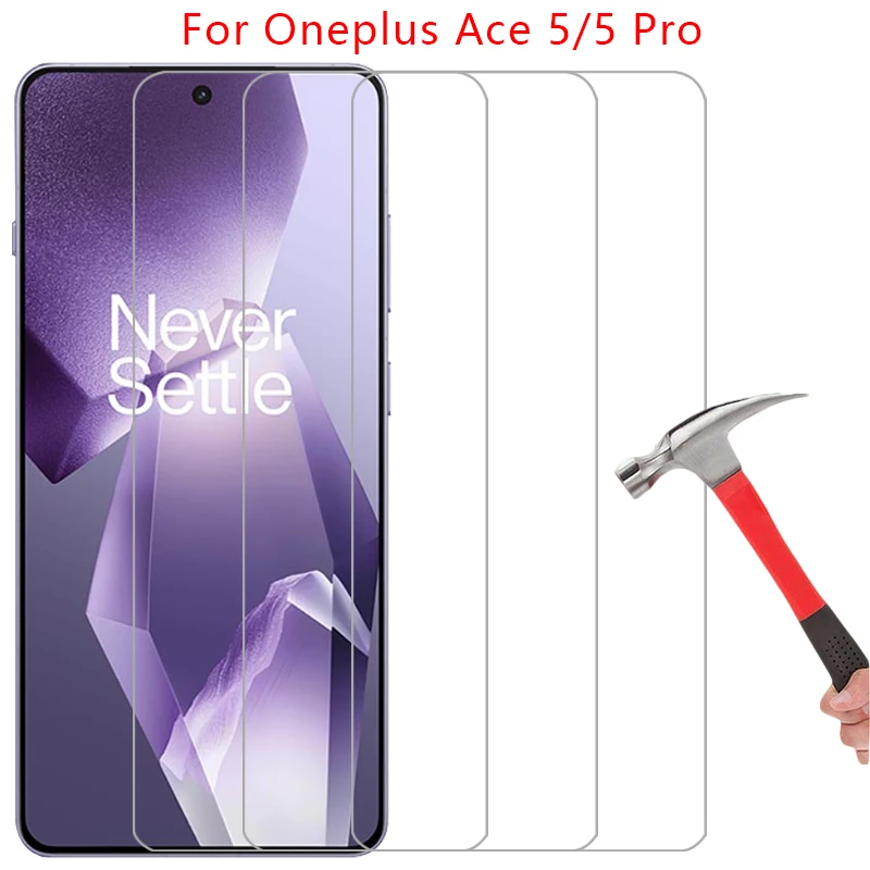 Protector de pantalla para oneplus ace 5 pro 5g vidrio templado protector en ace5 5pro ace5pro película glas one plus oneplu oneplusace5