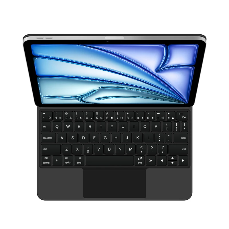 Teclado mágico con retroiluminación para iPad Air 11, funda magnética inteligente de 11 pulgadas, TouchPad, español, 6ª generación, M2, 2024 - imagen 2