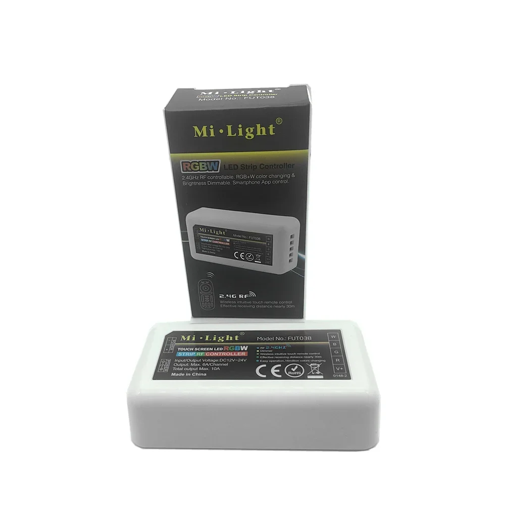 DC 12-24V Milight 2,4G inalámbrico 4 zonas wifi RF atenuador mi.light control remoto para 5050 3528 3014 RGBW RGBWW tira de luz - imagen 2