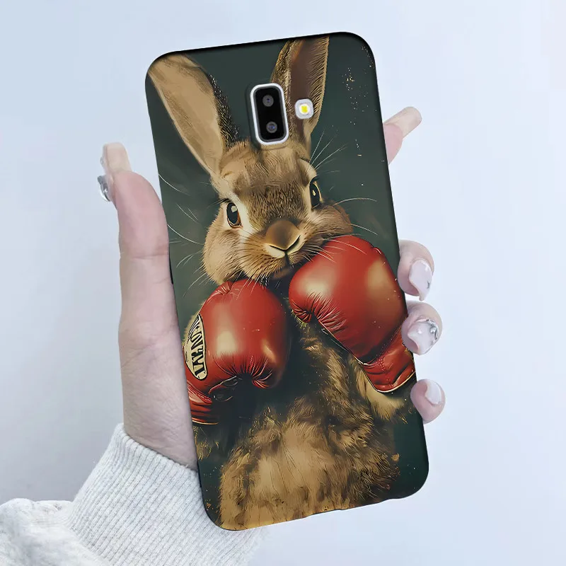 Funda bonita de dibujos animados de Panda y astronauta para Samsung Galaxy J6 2018 J6 Plus J600F/DS J610F/DS J600FN J610FN, funda suave de silicona - imagen 5