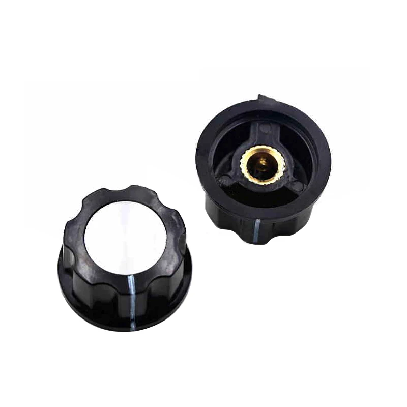 10 Uds (5 + 5) Kit de perilla de potenciómetro MF-A03 perilla de Dial + perilla de baquelita de MF-A03 con placa de escala hoja de escala juego de potenciómetro Digital - imagen 5
