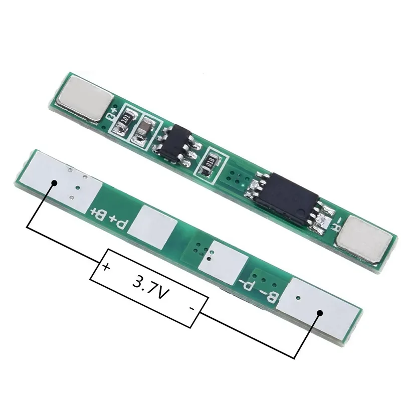 1 uds/5 uds/10 uds/lote 1S 3,7 V 3A li-ion BMS PCM Placa de protección de batería pcm para batería de iones de litio 18650