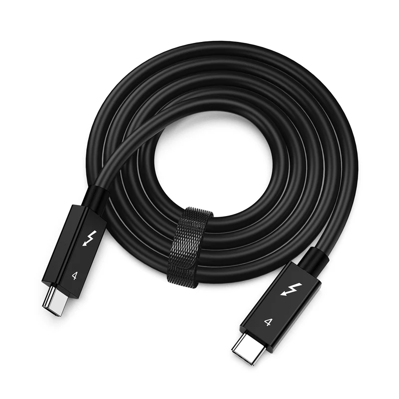 TYPE-C-Cable de datos Thunderbolt 4, transmisión de 40Gbps, 8K @ 60Hz, Ultra HD, PD, cargador de carga rápida de 100W, alta potencia - imagen 3