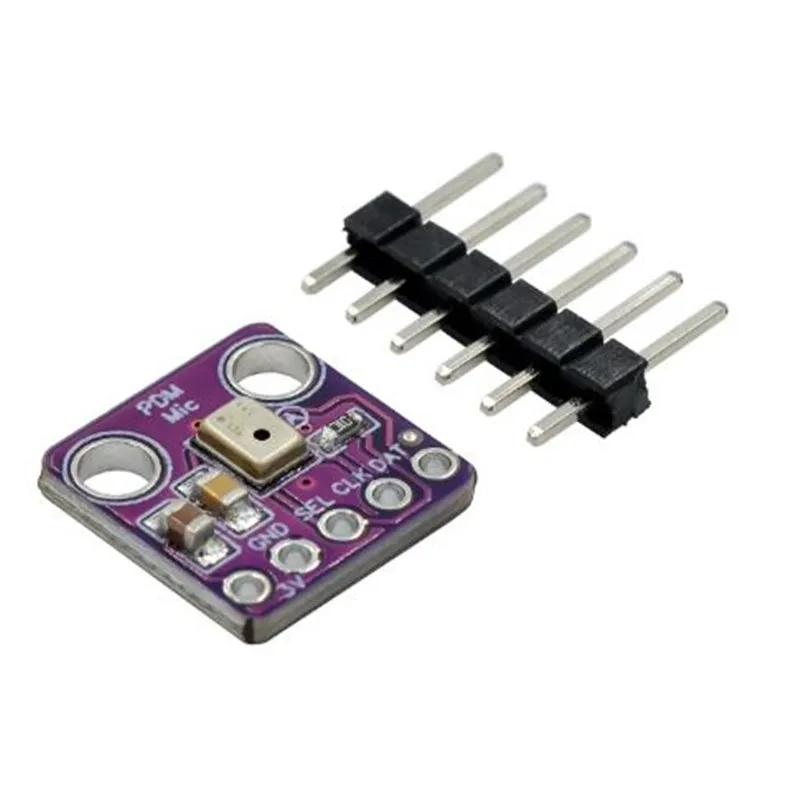 Módulo de micrófono MEMS Digital MP34DT01 PDM, salida de modulación de densidad de pulso Simple, micrófono omnidireccional pequeño, 1 Uds.