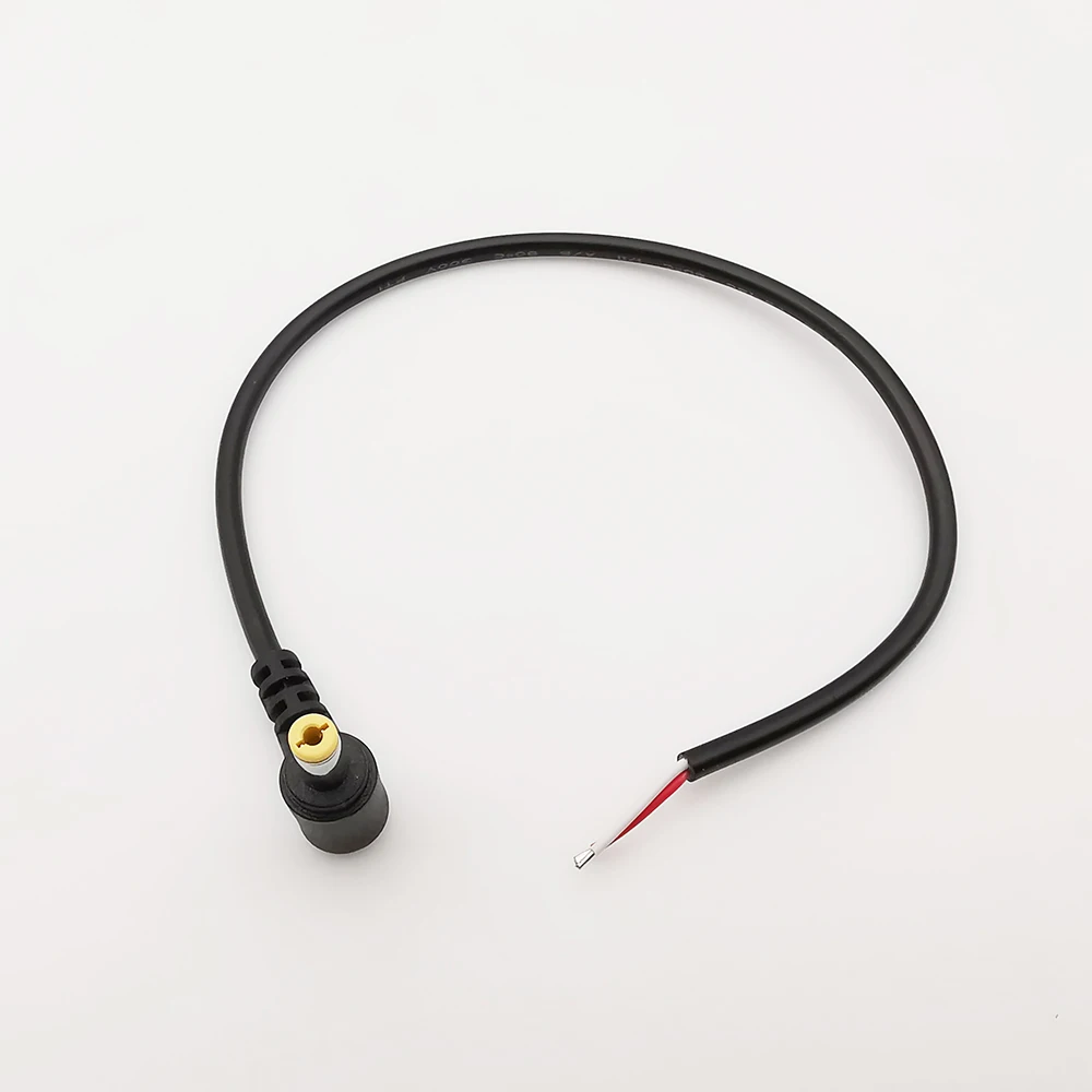 2 uds conector de alimentación macho CC extender ángulo recto Cable de carga de 90 grados 2,5x0,7/3,5x1,35/4,0x1,7/4,8x1,7/5,5x2,1/ 5,5x2,5mm - imagen 4