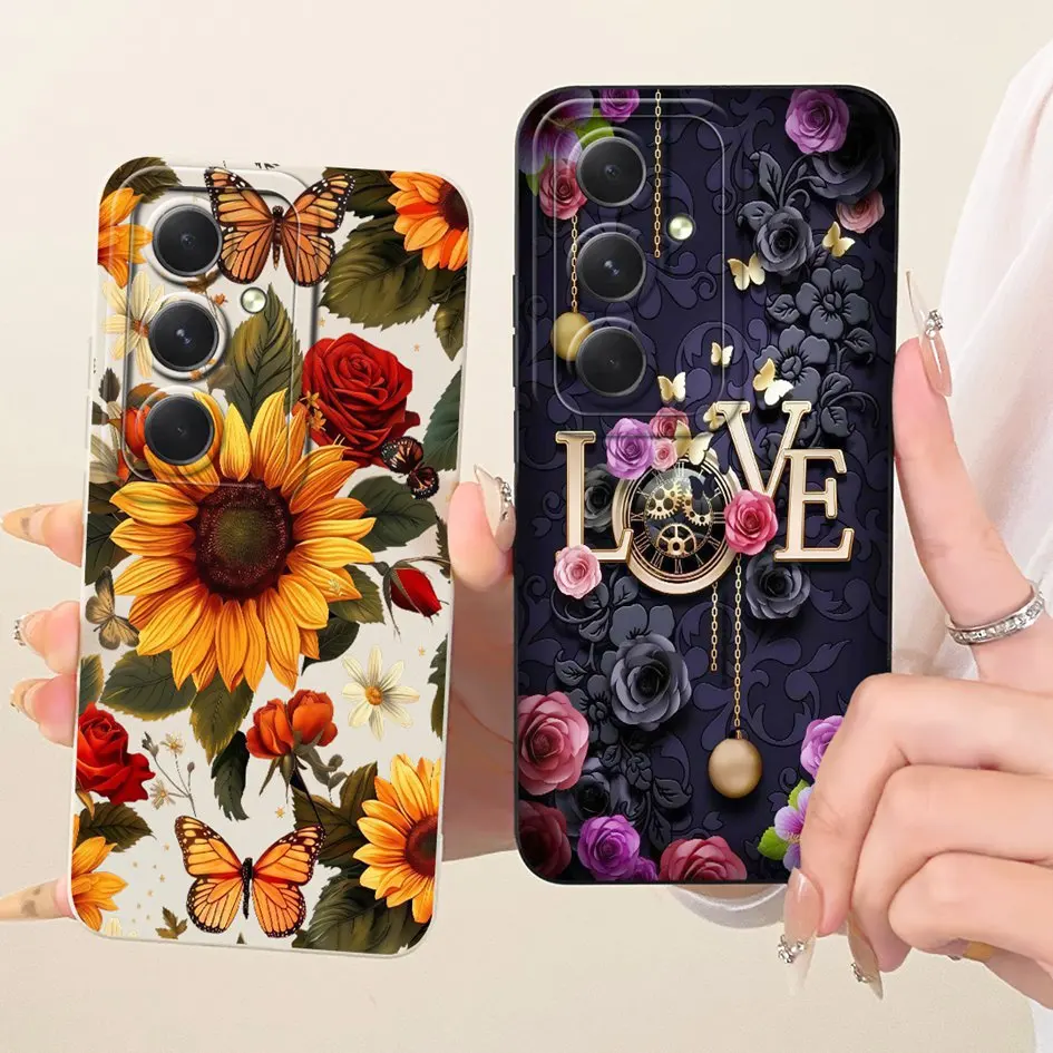 Para Samsung Galaxy A54 5G funda SM-A546B creativa gato conejo dibujos animados funda protectora de silicona suave para Samsung A14 A24 A34 fundas - imagen 2