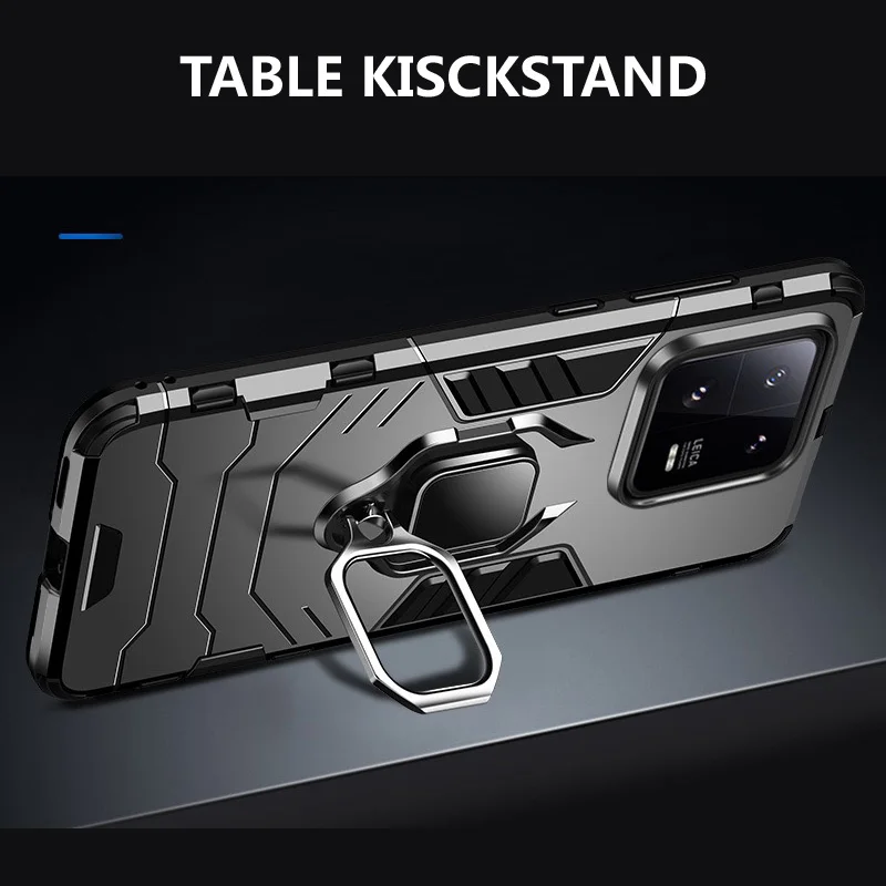 Funda para Xiaomi 13, 13T, 12 Pro, 12X, Mi 12S, 11 Ultra, 11T Pro Lite, 5G, soporte de anillo magnético, cubierta trasera a prueba de golpes - imagen 5