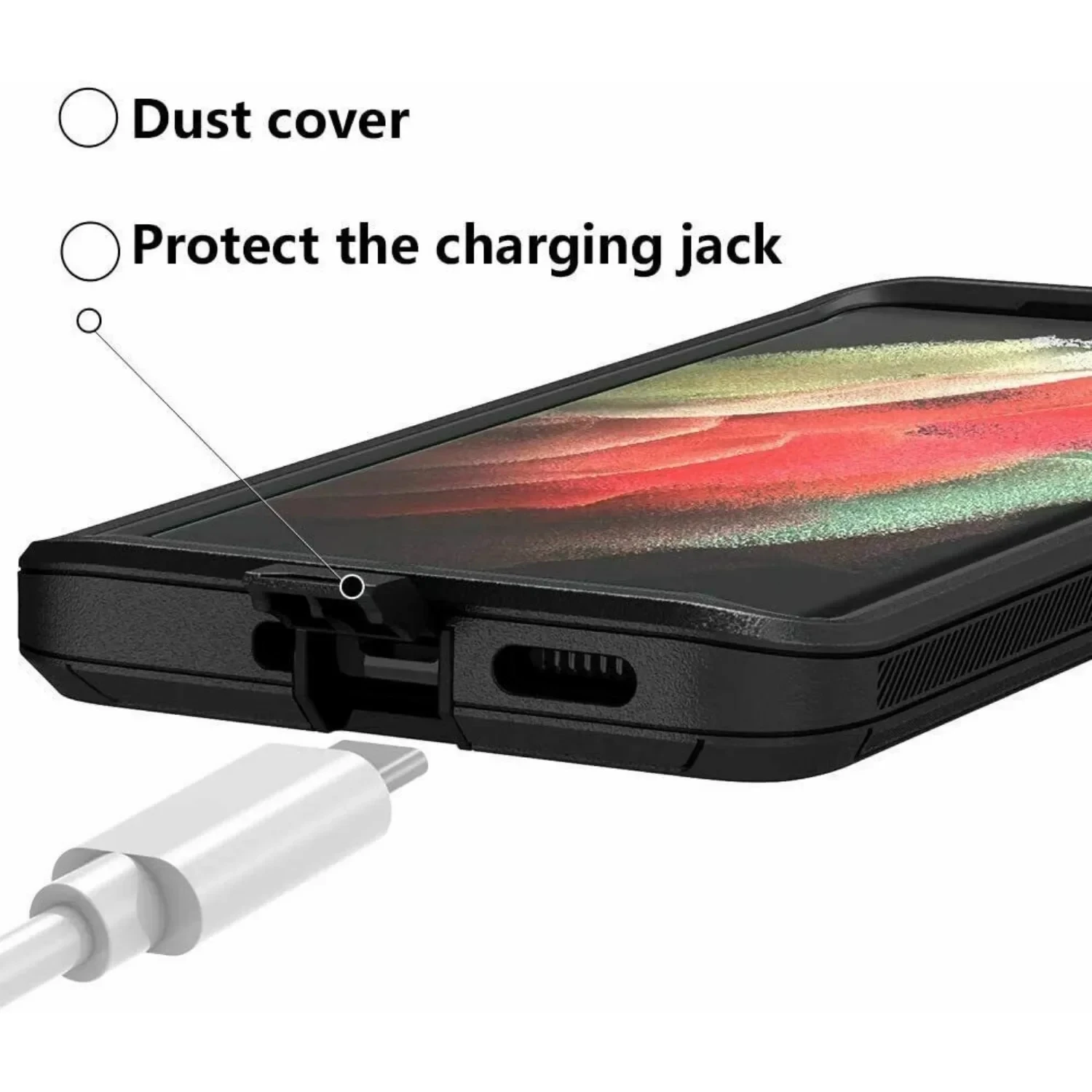 3INI para Samsung Galaxy S21 S20 S22 S23 ULTRA S10 S8 S9 Plus Note 20 10 9 8 armadura resistente a prueba de golpes funda de teléfono a prueba de polvo - imagen 5