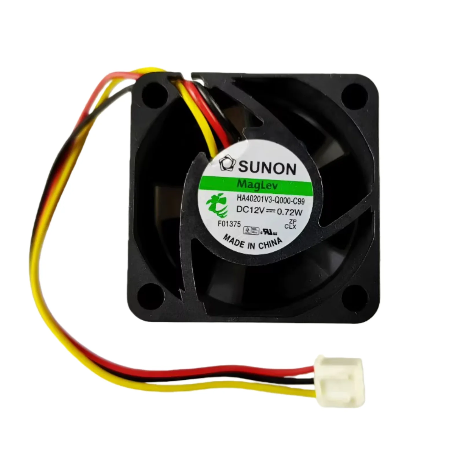 Para SUNON HA40201V3-Q000-C99 40mm 12V 0,72 W ventilador de refrigeración de levitación magnética 4020 monitoreo de velocidad de 3 cables 5000RPM 6,2 CFM silencioso