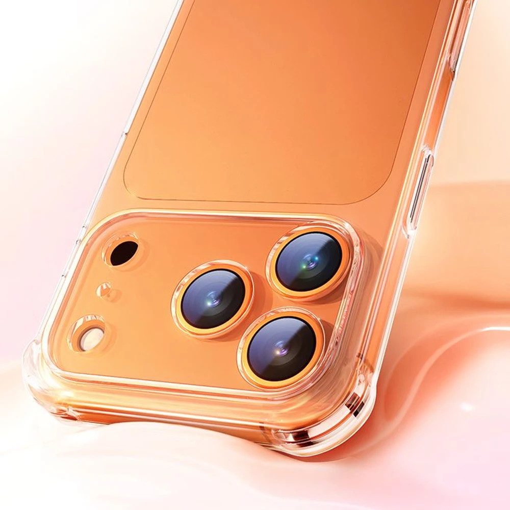 Funda de teléfono transparente de 17PM para iPhone 17 Pro Max 17 Air Airbags a prueba de golpes Protector de parachoques anticaída carcasa trasera transparente - imagen 2