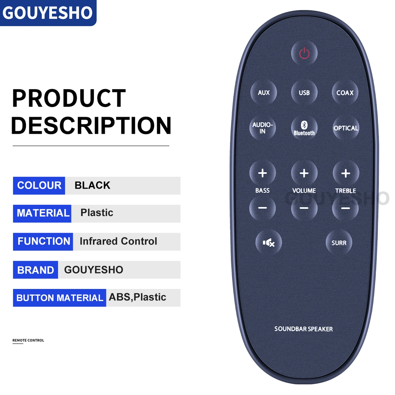 Para Philips HTL2110 HTL2160 HTL2160/F7 HTL2160S HTL2160S HTL2111A HTL2160W HTL2160M HTL2160T TV barra de sonido sistema de altavoces remoto - imagen 5